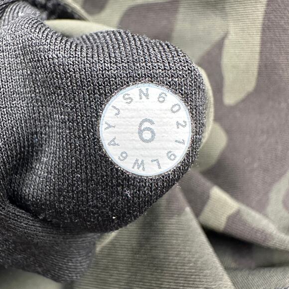 Lululemon Wunder Under Leggings Womens 6 Green Camo High Rise Crop Luxtreme Gym - Picture 7 of 12